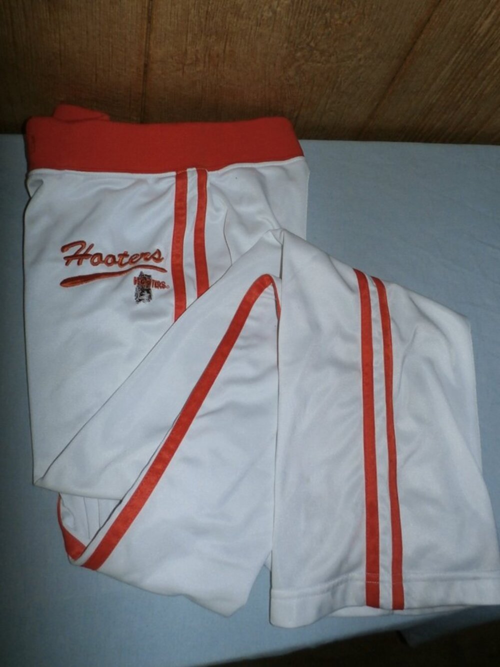 RARE Vintage White Hooters's Track Suit  Pants Size Small  Hooters girl